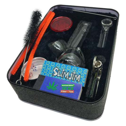 Smoking Gift Tray With Metal Pipe