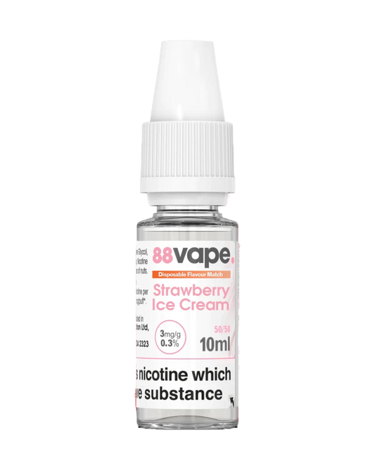 88 Vape E-Liquid Stwb Ice 3mg 10ml 20 Pk