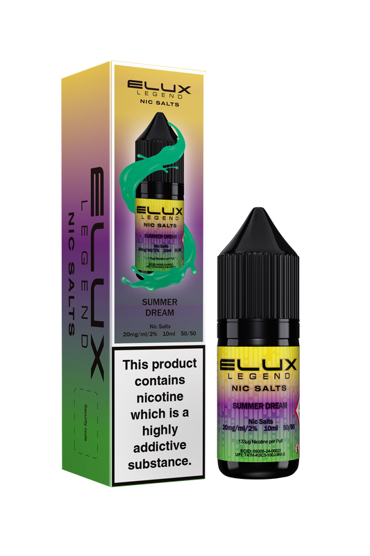 Elux Nic Salts 20mg 10 Pk Summer Dream