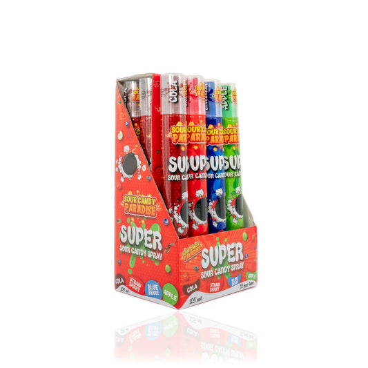 Candy Paradise Super Sour Candy Spray 105ml x 12 Pk