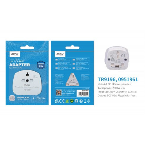 M-TK UK Tourist Adapter