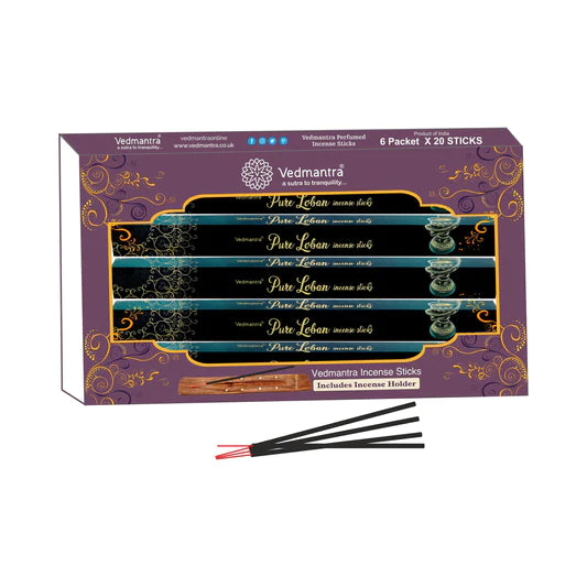 Vedmantra Pure Loban 20 Sticks x 6 Pk