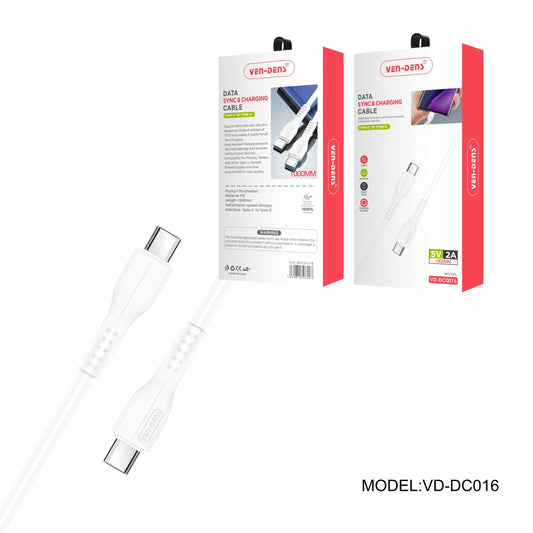 Ven-Dens Data Cable Type C To Type C