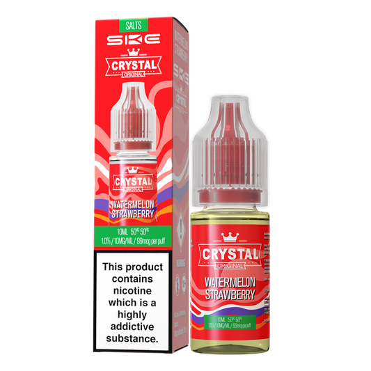 SKE Crystal Nic Salts 20mg 10Pk Watermelon Strawberry