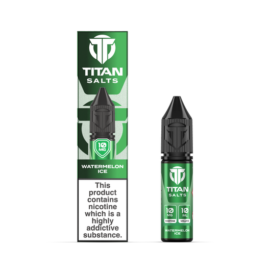 Titan Nic Salts 10mg 10ml 10 Pcs Watermelon Ice