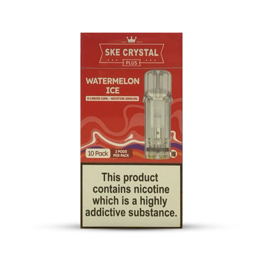 SKE Crystal Plus Pods 10 Pcs Watermelon Ice