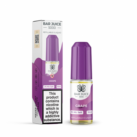 Bar Juice Nic Salt 20mg 10 Pk Grape