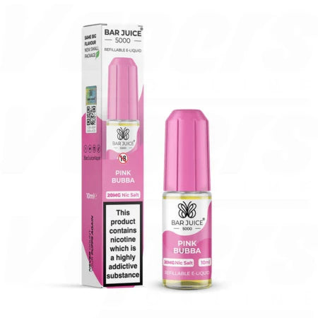 Bar Juice Nic Salt 20mg 10 Pk Pink Bubba