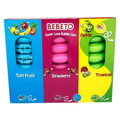 Bebeto Extra Long Bubblegum 24 Pk