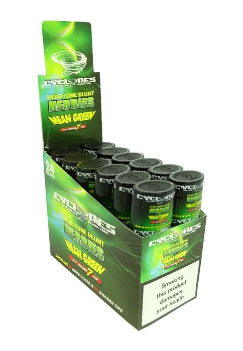 Cyclones Hemp Cone Mean Green 24 Pk