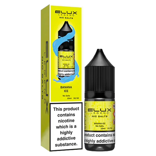 Elux Nic Salts 10mg 10 Pk Banana Ice