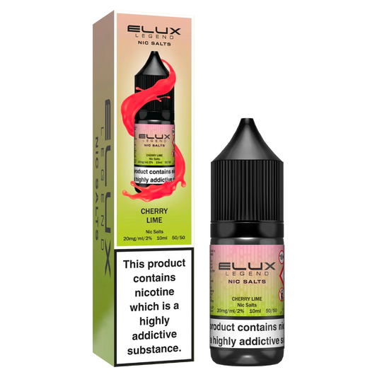 Elux Nic Salts 20mg 10 Pk Cherry Lime