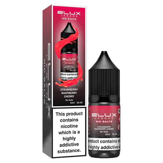Elux Nic Salts 20mg 10 Pk Stwby Rsby Chy