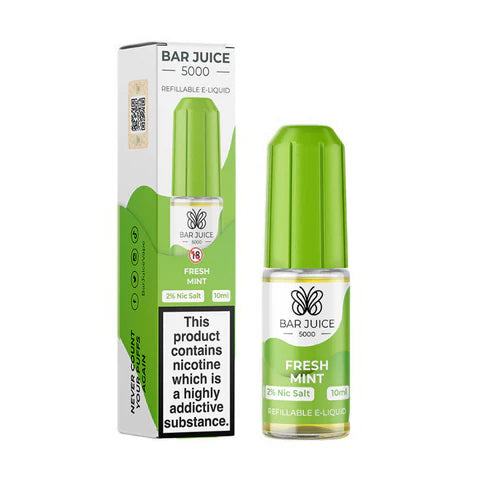 Bar Juice Nic Salt 20mg 10 Pk Fresh Mint