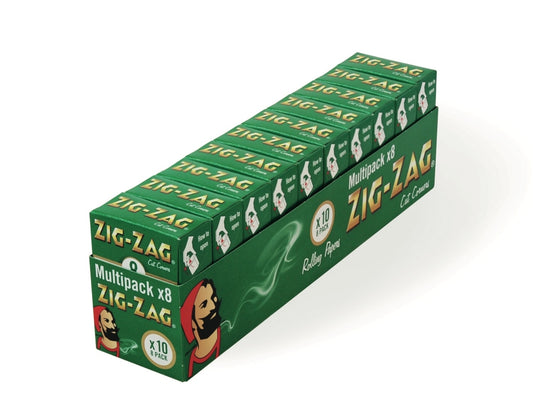 Zig Zag Green 8 Pk Standard Papers 10 Pk