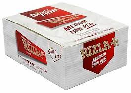 Rizla Red King Slim Regular Papers 50 Pk GX