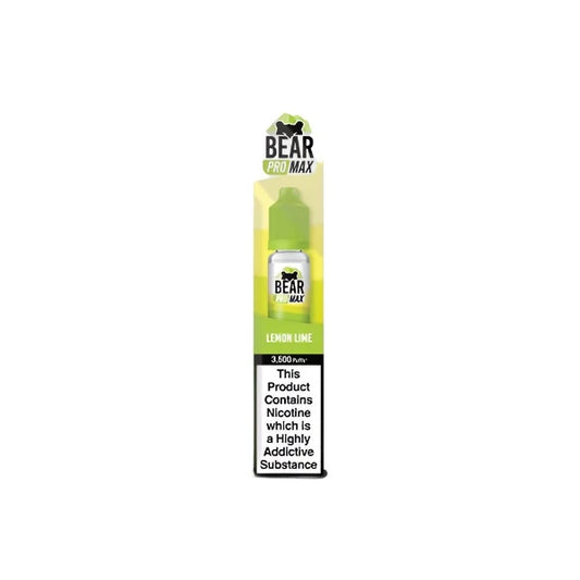 Bear Pro Max Lemon Lime 20mg 10 Pk