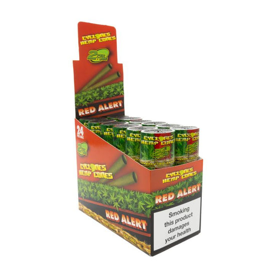Cyclones Hemp Cone Red Alert 24 Pk