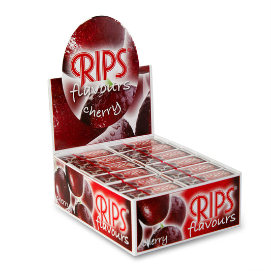 Rips Rolling Paper Cherry 24 Slim Rolls