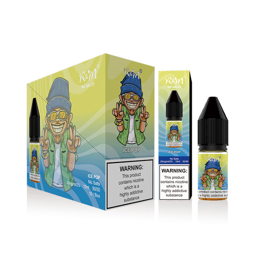 R&M Nic Salts 20mg 10 Pk Ice Pop