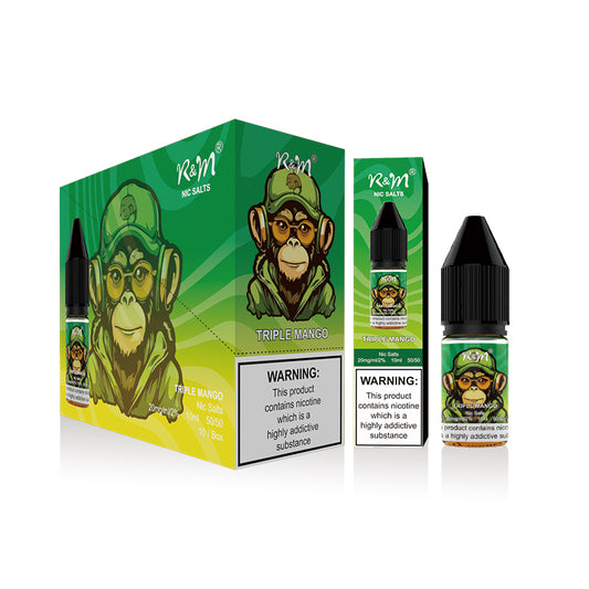 R&M Nic Salts 20mg 10 Pk Triple Mango