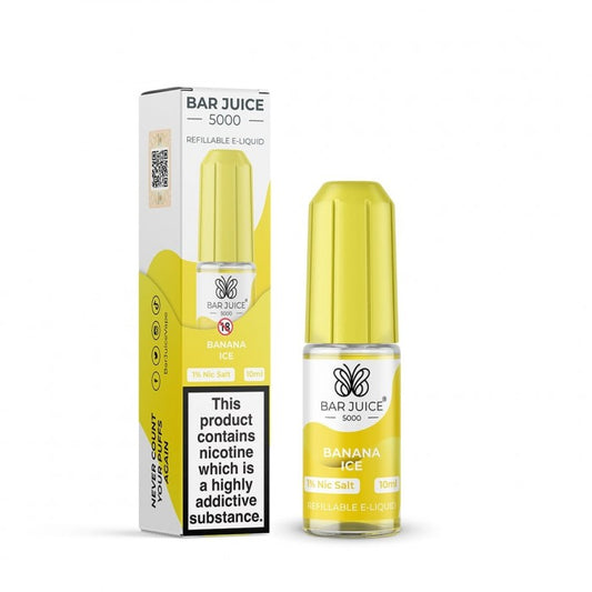 Bar Juice Nic Salt 20mg 10 Pk Banana Ice