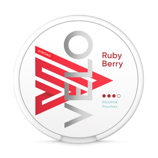 Velo Stg Ruby Berry Nic Pouches 10 Pk