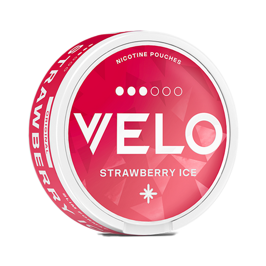 Velo Org Strawberry Ice Nic Pouches 5 Pk