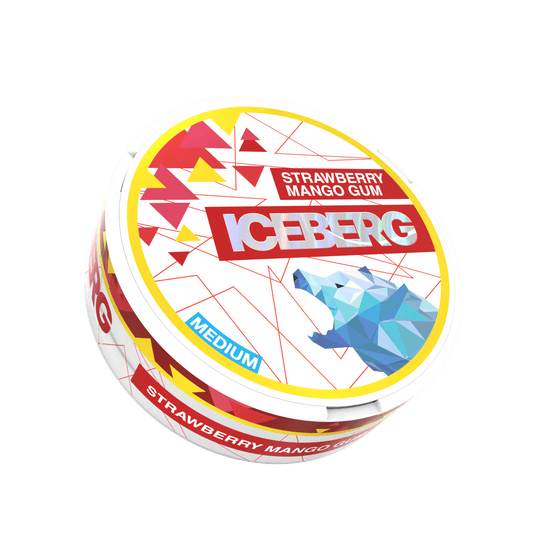 Iceberg Nic Pouches Medium Strawberry Mango Gum 10 Pk