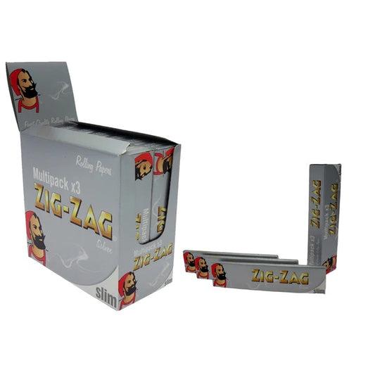 Zig Zag Silver King Slim 3 x 12 Pk