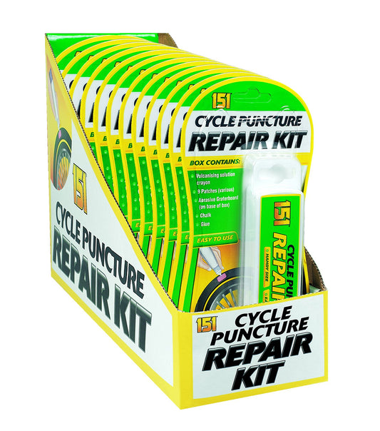 Cycle Puncture Repair Kit 12 Pk