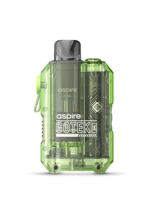 Aspire GoTek X Pod Kit 650mAh 2ml Translucent Green