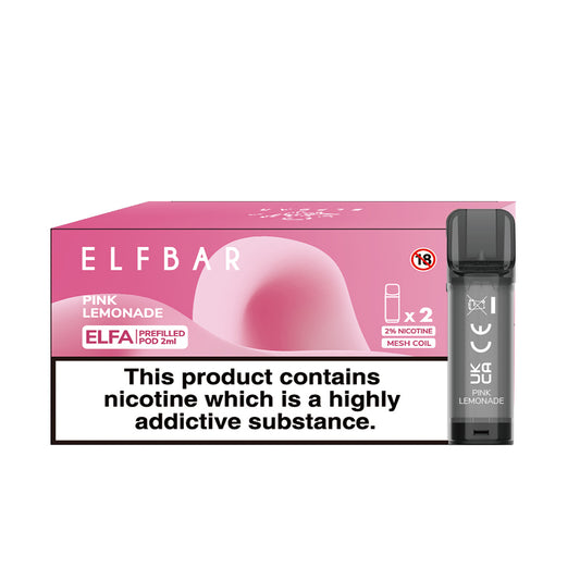 Elfa 2 Pods x 10 Pk Pink Lemonade