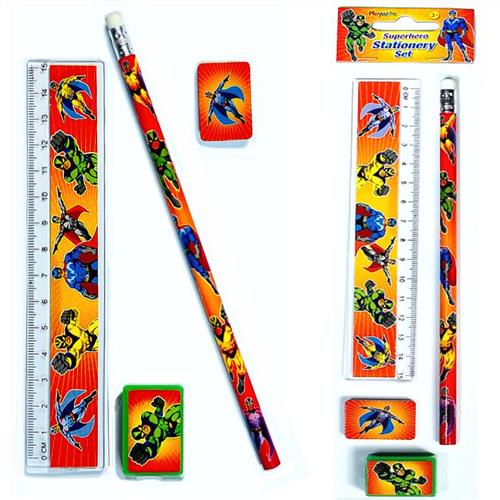 Super Hero Stationary Set