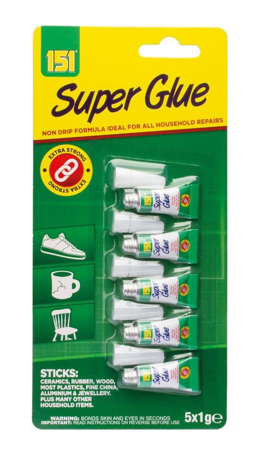 Super Glue (1g x 5) x 12 Pk
