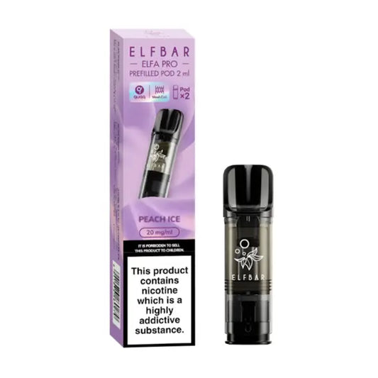 Elfa Pro 2 Pods x 10 Pk Peach Ice