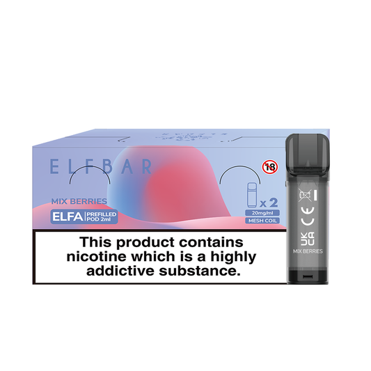 Elfa 2 Pods x 10 Pk Mix Berries