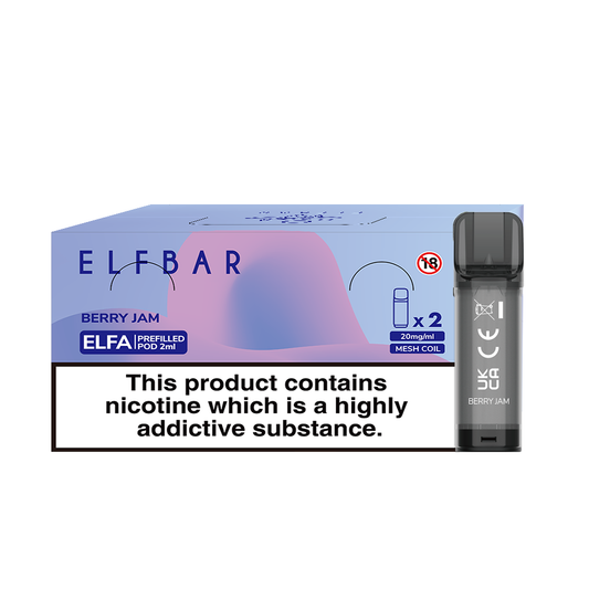 Elfa 2 Pods x 10 Pk Berry Jam