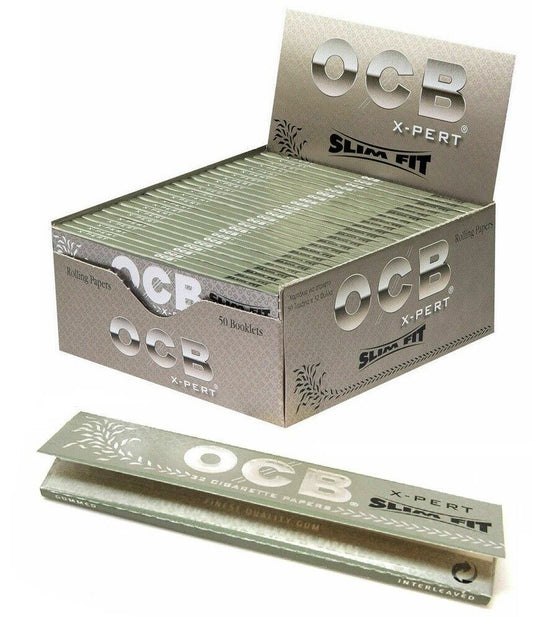 OCB XPERT Silver King Slim 50 Pk