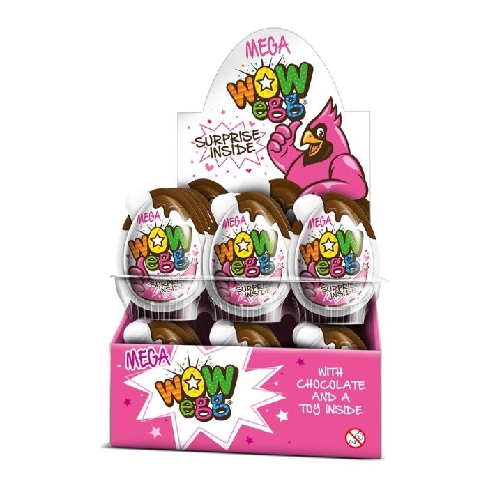 Mega Wow Egg Pink 24 x 20g