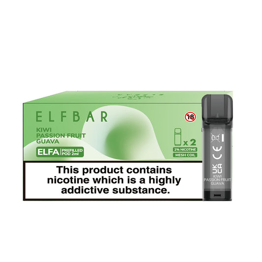 Elfa 2 Pods x 10 Pk Kiwi Passion Fruit G