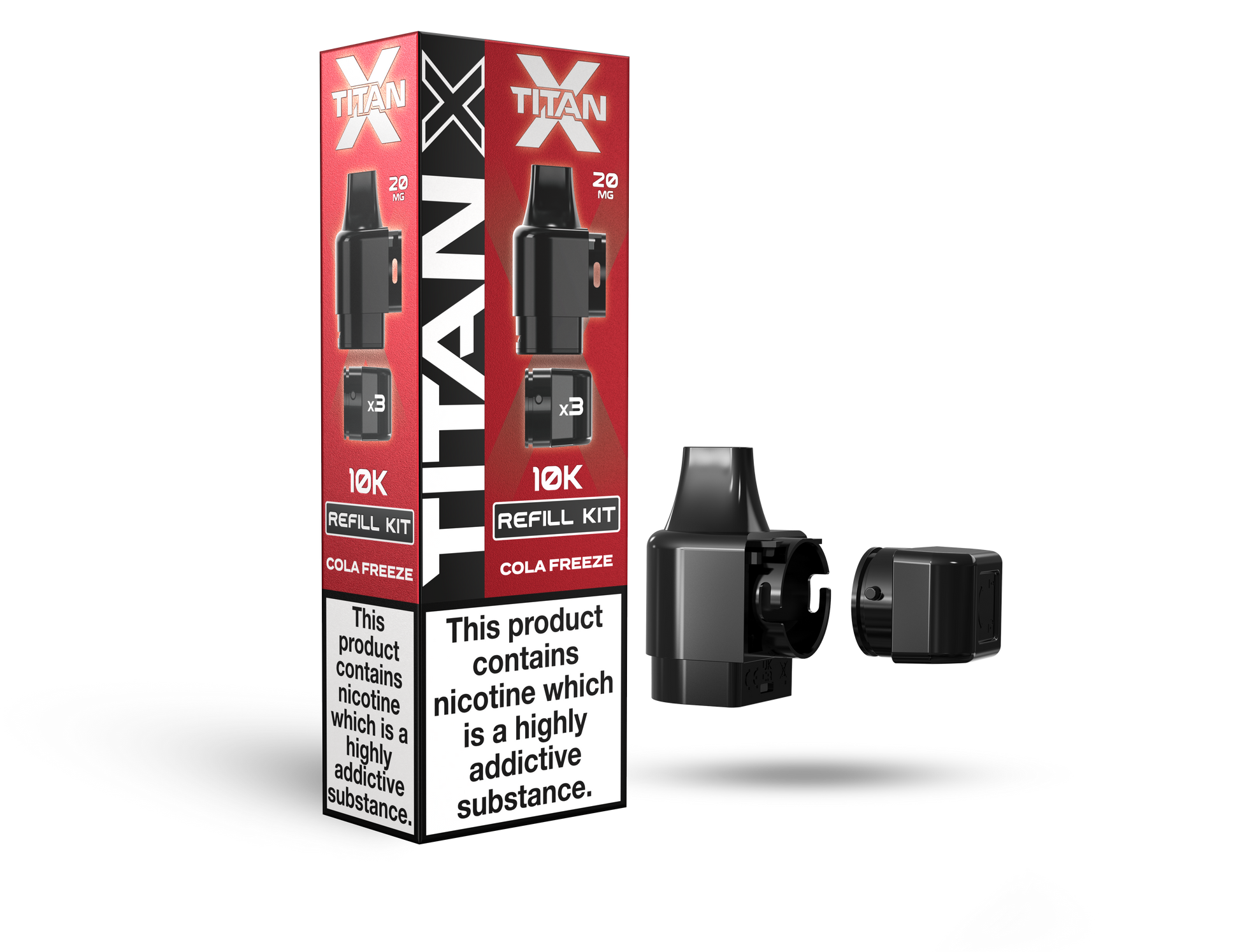 Titan X 10L Pods 10 Pcs Cola Freeze