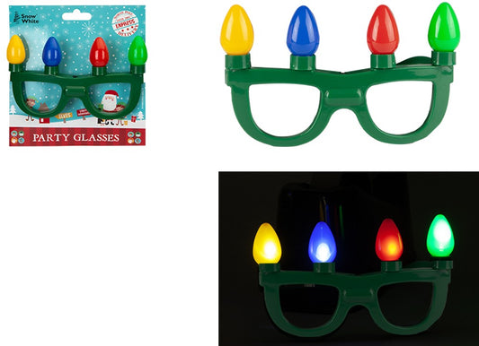 Snow White Party Bulb on X-Mas Glasses