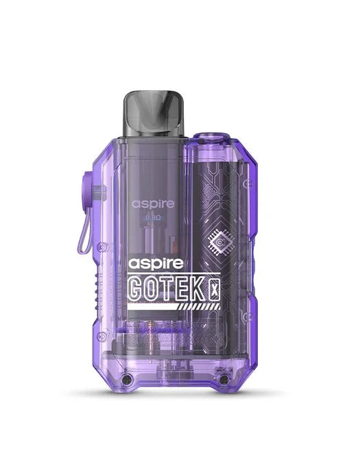 Aspire GoTek X Pod Kit 650mAh 2ml Translucent Violet