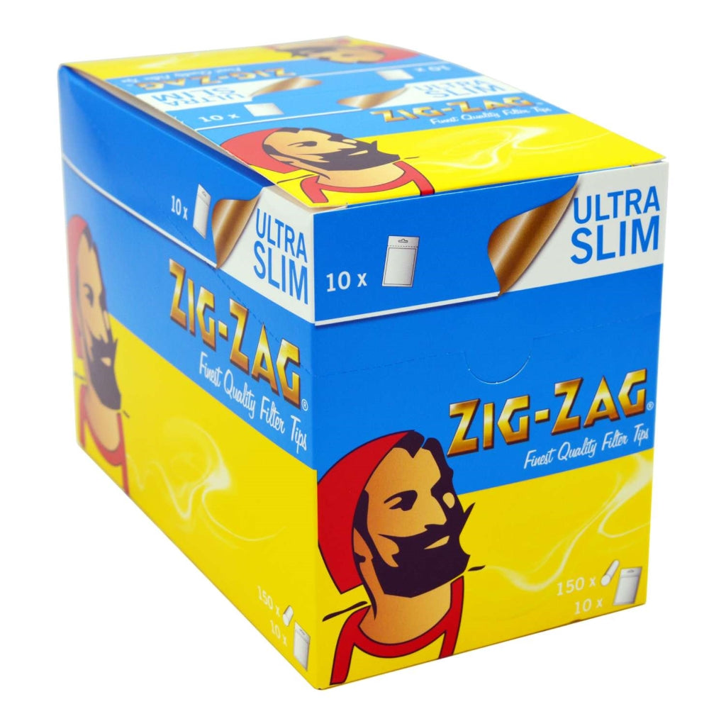 Zig Zag Ultra Slim Fltr 10 Pk x 150 Tips
