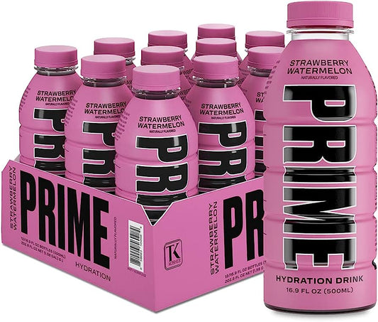 Prime 500ml x 12 Bottles Stbry Watremeln