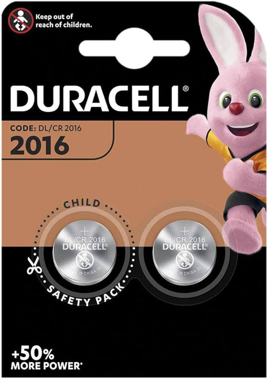 Duracell Lithium 3V 2016 2 Cells 10 Pk