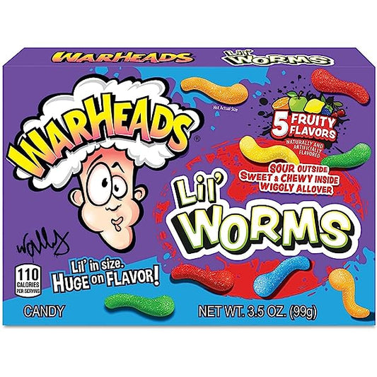 Warheads LIL Worms TB 12 x 3.5OZ