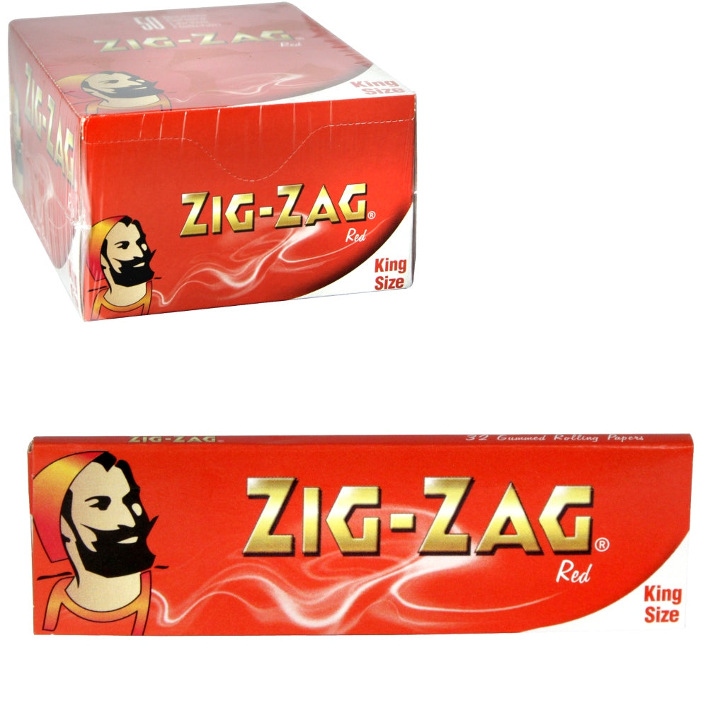 Zig Zag Red King Papers 50 Pk