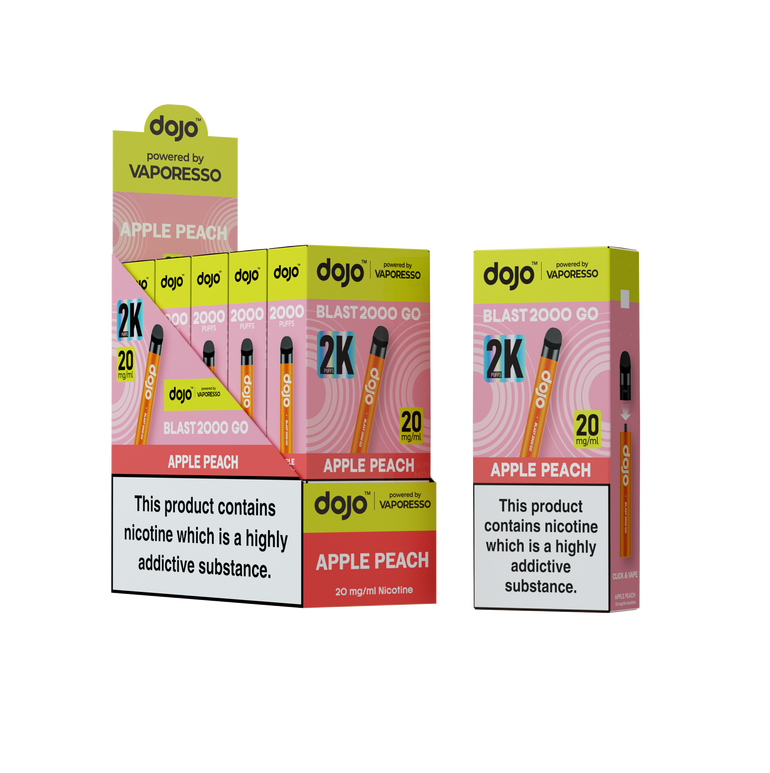 Dojo Blast 2000 Go Apple Peach 5 Pk